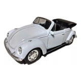 Miniatura Vw Fusca Conversível Escala 1 32 11cm Em Metal
