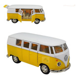 Miniatura Vw Transporter Combi Kombi Perua Metal 13c Fricção
