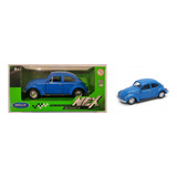 Miniatura Welly Volkswagen Beetle Escala 1 34 Azul