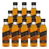 Miniatura Whisky Johnnie Walker Black Label 50ml 12 Unidades