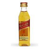 Miniatura Whisky Johnnie Walker Red Label 50ml Mini Garrafa