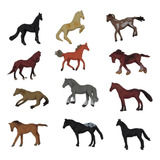 Miniaturas Cavalo Hipismo Fazenda Brinquedo Decoração Bolo