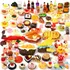Miniaturas Comida Cozinha Boneca Barbie Blythe Rement Kit 10