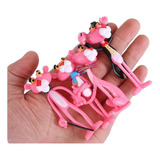 Miniaturas Da Pantera Cor De Rosa Kit 4 Bonecos Pink Panter