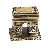 Miniaturas De Artesanato De Metal Para Decoração De Liga De Zinco De Liga De Decoração De Triomphe Retrô Paris Arc De Triomphe
