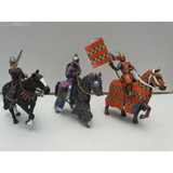 Miniaturas De Cavaleiros Medievais Chumbo 1