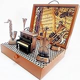 Miniaturas Decorativas Com 5 Instrumentos Musicais
