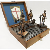 Miniaturas Decorativas De Cavaleiros Medievais Em