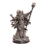 Miniaturas Rugido Da Morte Eterna Mago Esqueleto D d Rpg