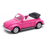 Miniaturas Vw Fusca Conversível Rosa Califórnia Minis Welly