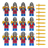 Minibuild Série De Tropas De Soldados Medievais Antigos