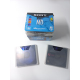 Minidisc Sony 74 Minutos Com Capinhas