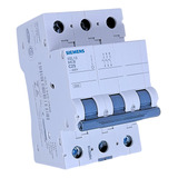 Minidisjuntor 3p 25a Curva C 5sl1325 7mb Siemens Tripolar