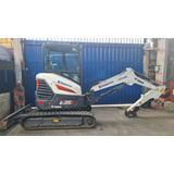 Miniescavadeira Bobcat E35z 2022 669hs Fechada ar est Borrac
