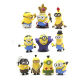 Minions 10 Pçs Miniatura 6 Cm Pvc Meu Malvado Favorito Gru