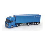Minitaura Caminhão Baú Refrigerado Iveco S way Aventuras