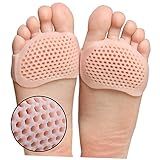 Minkissy 12 Peças De Inserções De Sapato Para Almofadas De Pés Meias De Almofada De Metatarso Palmilhas De Antepé Almofadas De Antepé Neuroma Saltos Separadores De Dedos Salto Alto