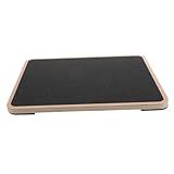 Mipcase Prancha De Equilíbrio Equipamento De Treinamento De Equilíbrio Máquinas De Exercício Balanço De Madeira Gangorra Placa De Balanço Adultos Gangorra De Madeira Pedal Quadrado