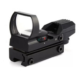 Mira Airsoft Red Dot Panoramico red green Acrilico Prote