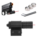 Mira Laser Red Dot Colimador Pistola Airsoft Co2 Pressão