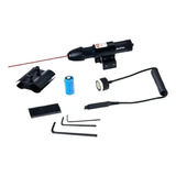 Mira Laser Verde Traçante Trilho Cano Universal Caça Rifle