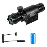 Mira Laser Verde Trilho 11 20mm Profissional Airsoft