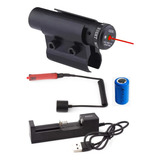 Mira Laser Vermelho Universal Cano Carabina Espingarda Rifle