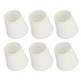 MISNODE Abajur De Tecido Estilo Moderno E14 Clipe No Abajur Pano 6Pcs Abajur De Tecido Lustre Abajures Para Sala De Estar Em Casa Quarto