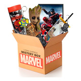 Mistery Box Marvel Caixa Misteriosa 5 Itens Iron Man Capitão