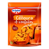 Mistura Para Bolo De Cenoura Com Confeitos Dr Oetker 300g