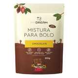 Mistura Para Bolo De Chocolate 300g Mydream Sem Glúten Sem Lactose E Adoçado Com Açúcar De Maçã