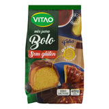 Mistura Para Bolo Fubá Sem Glúten Zero Lactose Vitao Pacote 400g