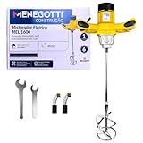 Misturador Batedor Elétrico Menegotti Mel1600w 220v Para Tinta- Rejunte- Impermeabilizante E Argamassa