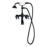 Misturador Duplo Para Banheira Itinga Pingoo casa Preto