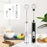 Misturador Mixer Portátil Bebidas Bartender Regarregavel Usb Branco Preto