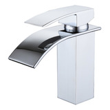 Misturadora Para Banheiro Deckcasa Cascata Dc 6019a Cor Prateada E Acabamento Cromado