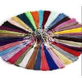 Mix 100 Franja Pingente Tassel Seda Sortidos 