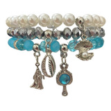 Mix 3 Pulseiras Iemanja