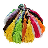 Mix 50 Franja Pingente Tassel Seda Sortidos Promoção 