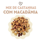 Mix De Castanhas Macadâmia avelã caju pará amêndoa nozes 1kg