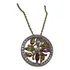 Mix Gemas E Diamante Nat- Colar De Prata 925 - 2 Tons- Ouro