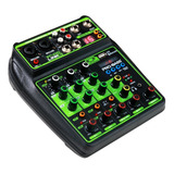 Mixer 6 Canais Bluetooth Usb Pc Equalizador Phantom Probass 5v