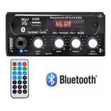 Mixer Automotivo Boog Estéreo Bluetooth Usb P10 Mic Sd Card
