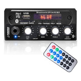 Mixer Automotivo Boog Estéreo Entrada Usb P2 P  Microfone