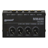 Mixer Compacto Para Microfone Lexsen Mm400