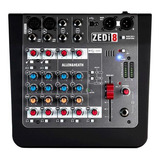 Mixer De 8 Canais Ao Vivo De Allen Heath Zedi 8 E Gravação