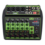 Mixer De Som 8 Canais Studio Link 8 Probass Usb Pc Bluetooth