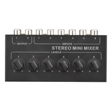Mixer.distribuidor De Mixagem De Áudio Rca Stereo Portable M