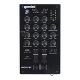 Mixer Dj Analógico 2 Canais 3 Vias Bluetooth Gemini Mxr01bt
