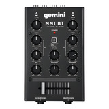 Mixer Dj Analógico 2 Canais Profissional Gemini Mm1bt